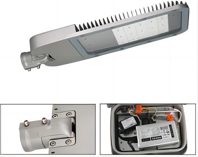 60W IP65 Die Casting 6000K Road Lamp Housing